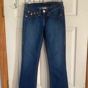 True Religion Jeans "Becky" Boot Cut Low Rise Size 25